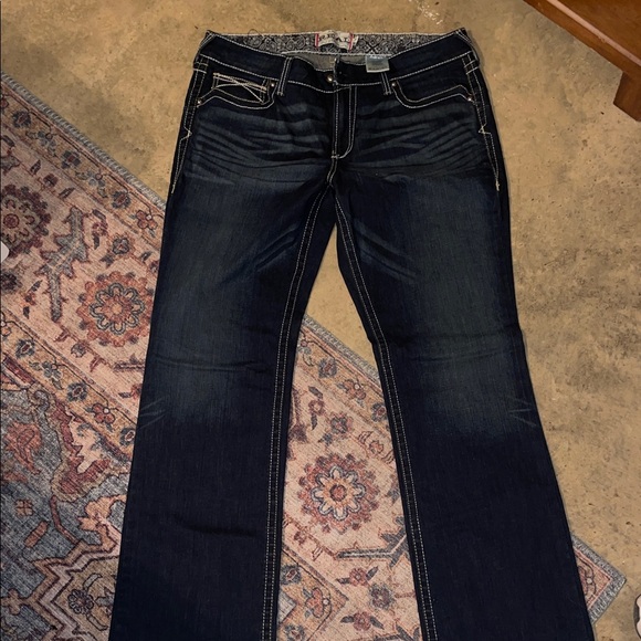 Ariat Women's Dark Indigo Boot Cut Jeans - Picture 1 of 4